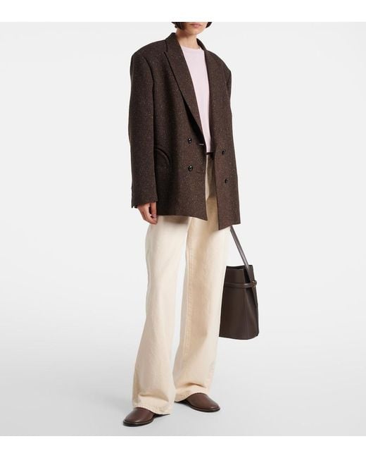 A.Emery Brown Spencer Leather Mules