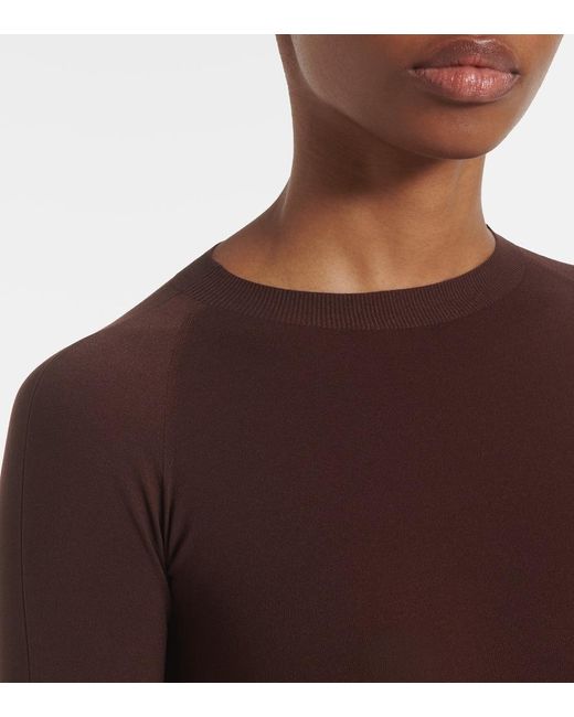 Crop Top Alaïa de color Brown