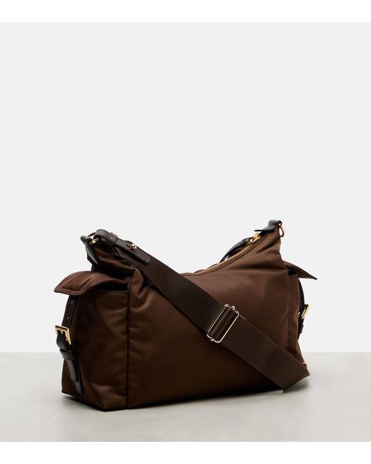 Prada Brown Explore Re-Nylon Large Shoulder Bag