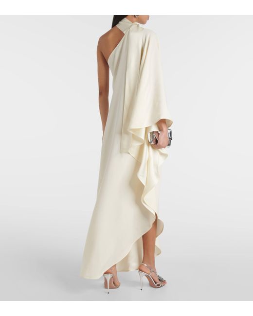 Robe longue Ubud en crepe ‎Taller Marmo en coloris White