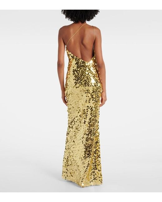 The Sei Metallic Sequined Gown