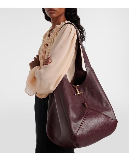 Chloé Brown Balloon Medium Leather Shoulder Bag