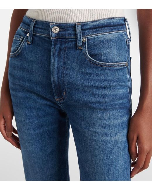 Citizens of Humanity Blue Isola High-Rise Skinny Jeans
