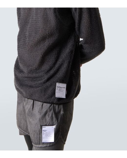 Sudadera De Punto Con Capucha Satisfy de hombre de color Gray