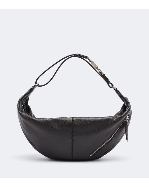 Lemaire Black Quiver Mini Leather Top-Handle Bag