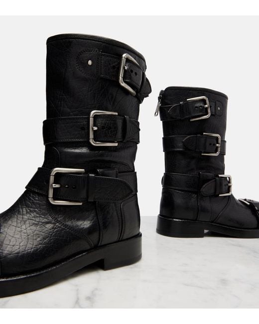 Bottines En Cuir Dolce & Gabbana en coloris Black