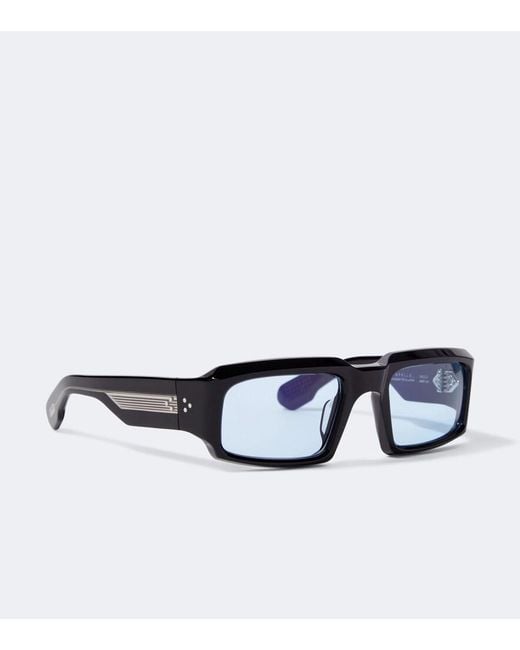 Jacques Marie Mage Blue Apollo Rectangular Sunglasses for men