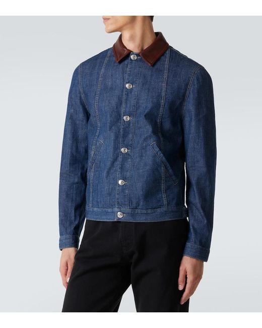 Brunello Cucinelli Blue Coats for men
