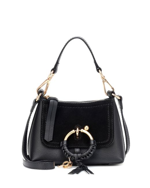 see by chloé black mini joan bag