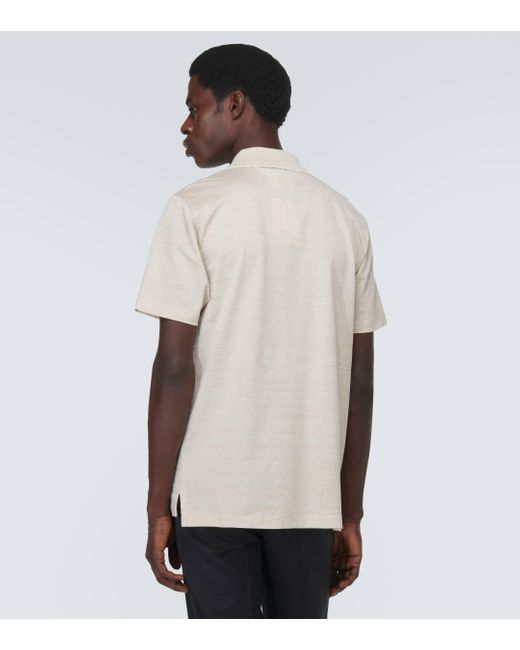 Berluti Natural Cotton Polo Shirt for men