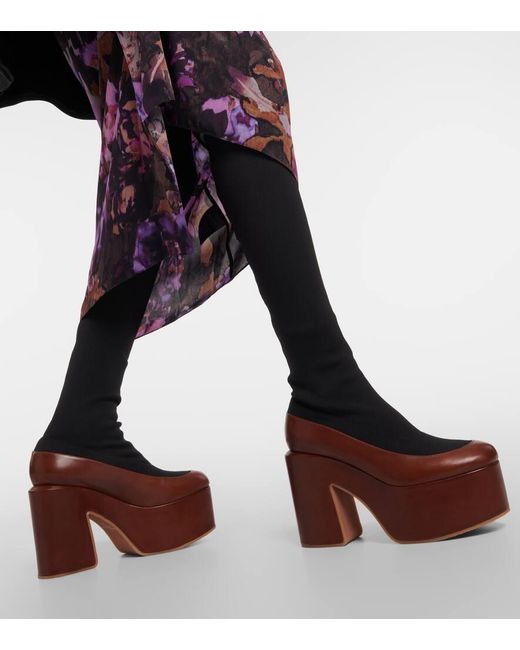 Botines Con Piel Dries Van Noten de color Black