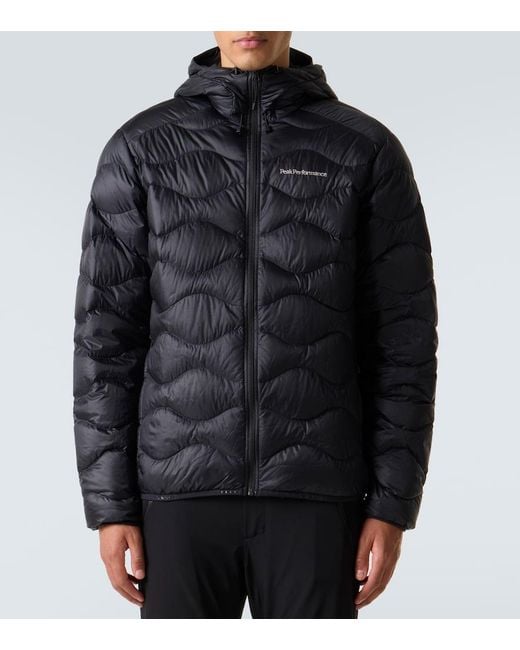 Peak Performance Blue Helium Hooded Down Jacket for men