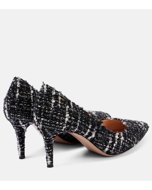 Gianvito Rossi Black 70 Boucle Pumps