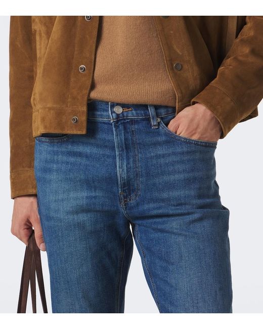 FRAME Blue Modern Straight Jeans for men