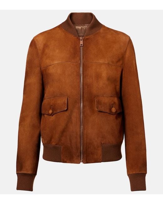 Prada Brown Suede Blouson