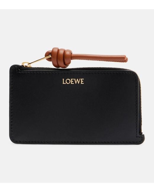 Loewe Black Leather Card Case