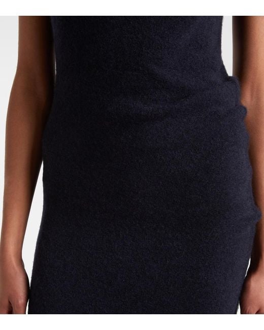 Proenza Schouler Blue Abie Knitted Maxi Dress