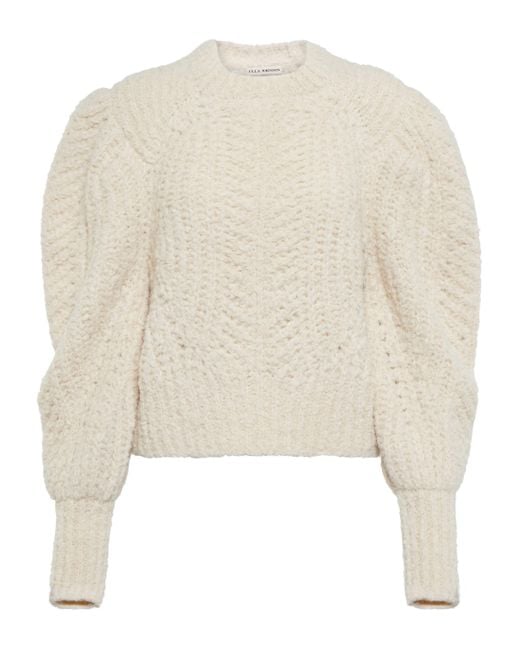 Ulla Johnson Heather Alpaca Wool-blend Sweater in Beige (Natural ...
