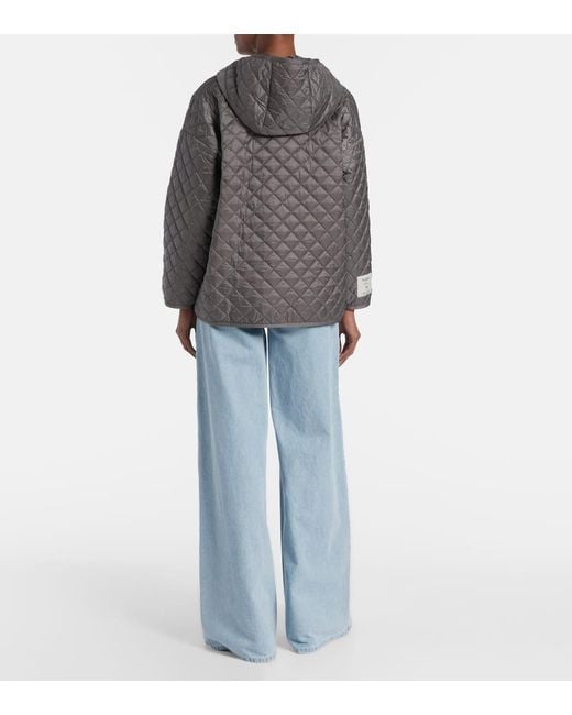 Max Mara Brown The Cube Leo Quilted Jacket