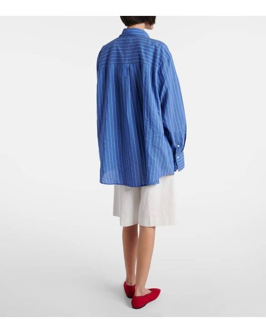 Totême  Blue Striped Shirt
