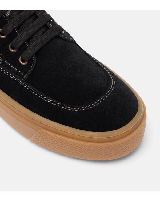 Hogan Black H705 Suede Sneakers