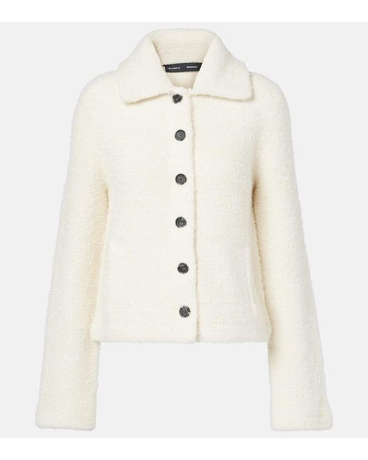 Proenza Schouler Natural Jacke Sylvie Aus Boucle