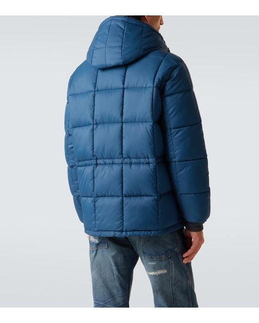 RRL Blue Ripstop Puffer Jacket for men