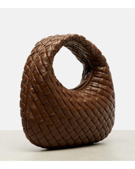 Bottega Veneta Brown Henkeltasche Baby Veneta Aus Leder