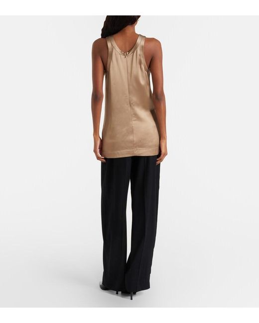 Totême  Black Flannel Wide-Leg Pants