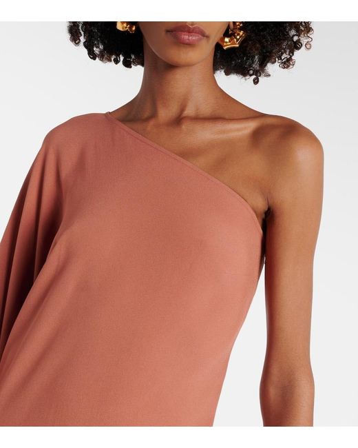 ‎Taller Marmo Orange Ubud Extravaganza Feather-Trimmed Gown