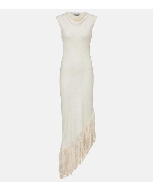 Gabriela Hearst White Awar Silk Maxi Dress
