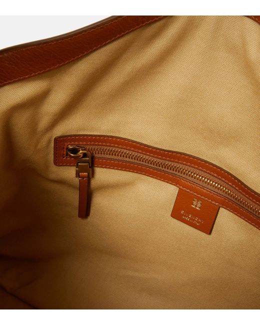 Givenchy Brown Voyou Medium Leather Shoulder Bag