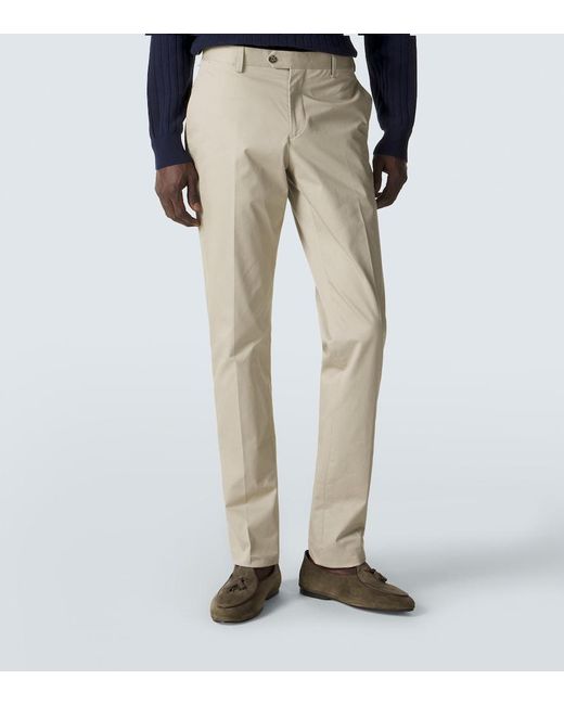 Lardini Natural Cotton Chinos for men
