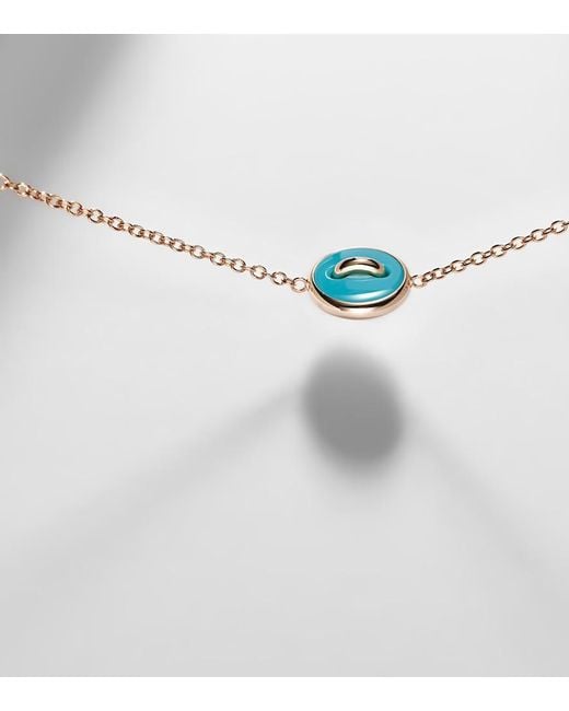 Pomellato Metallic Pom Pom Dot 18Kt Rose Pendant Bracelet With And Diamonds