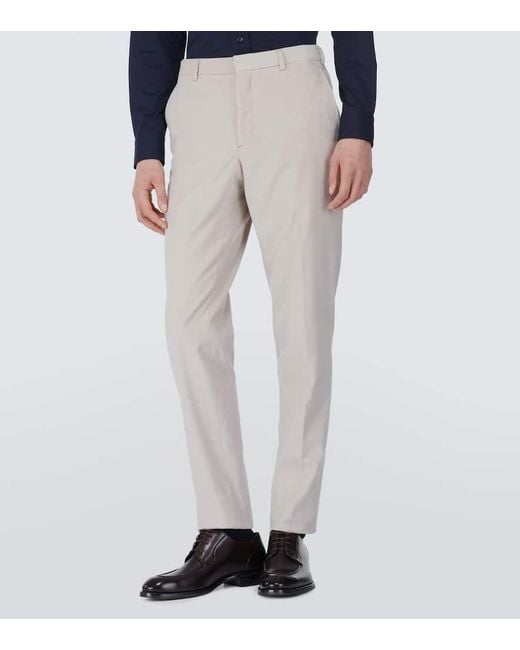 Traje Trevi De Pana De Algodon Y Cachemir Brioni de hombre de color White