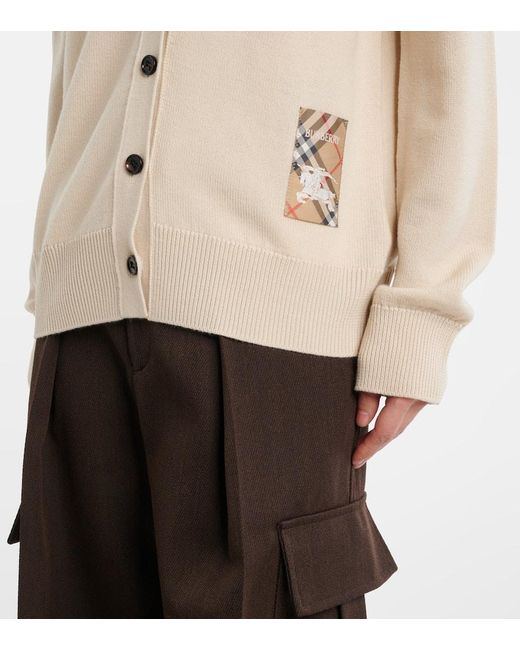 Burberry Natural Wool Cardigan