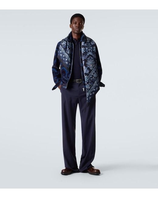 Sciarpa di Etro in Blue da Uomo