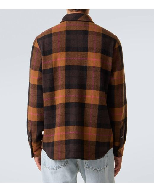 Camicia di God's True Cashmere in Brown da Uomo