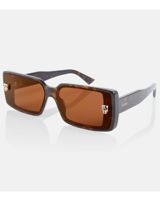 Cartier Brown Panthère De Cartier Sunglasses