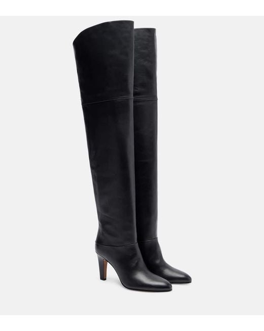 Botas Mosqueteras Eve De Piel Chloé de color Black