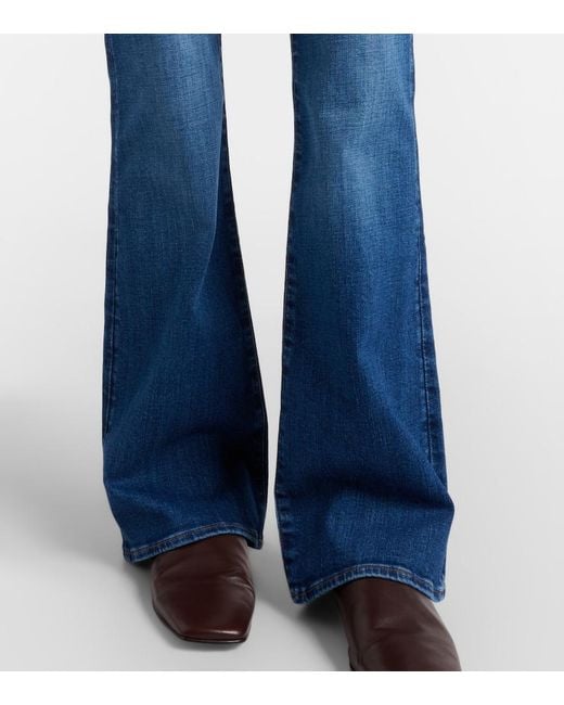 7 For All Mankind Blue Leggy Bootcut Jeans