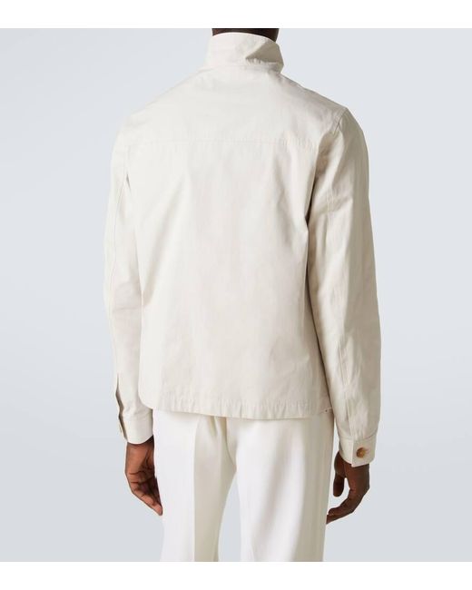 Dolce & Gabbana Jacke Dg Aus Baumwolle in White für Herren
