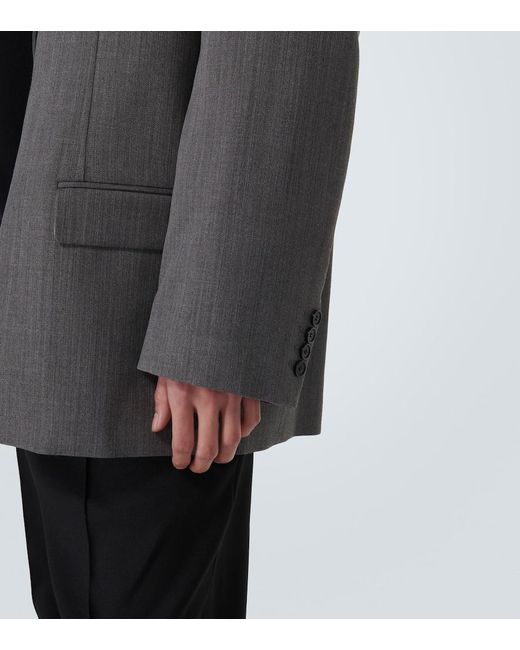 Acne Oversize-Blazer aus einem Wollgemisch in Gray für Herren