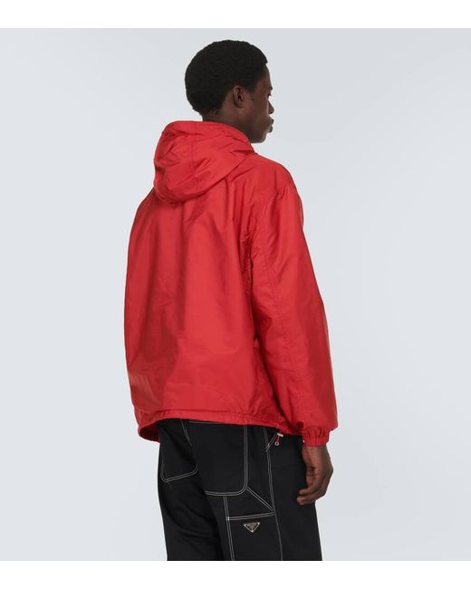 Veste Technique Prada pour homme en coloris Red