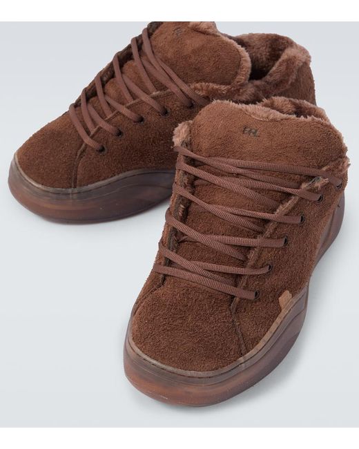 ERL Sneakers Vamp Skate Aus Veloursleder in Brown für Herren