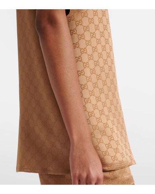 Gucci Brown Monogram Shirt