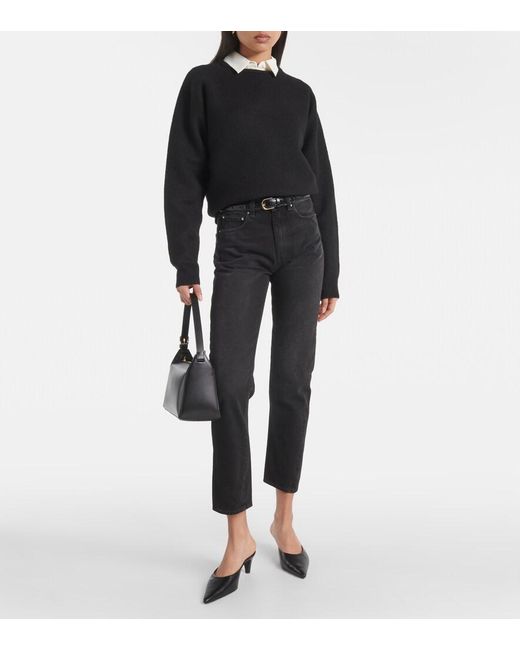 Totême Black Wool Sweater