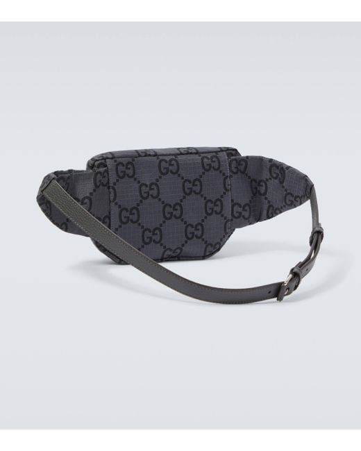 Gucci Black Maxi GG Belt Bag for men