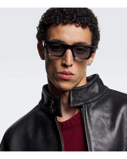 sato Blue Sira Rectangular Sunglasses for men