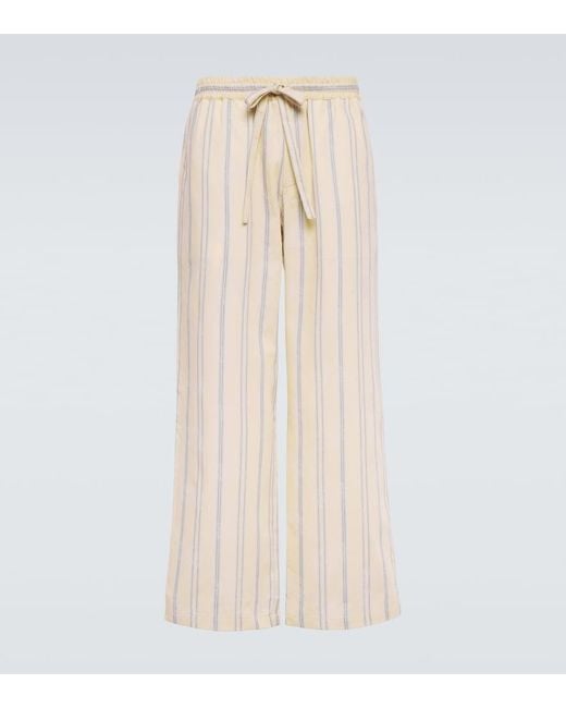Commas Natural Floral Jacquard Pants for men